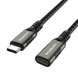Simplecom USB-C Male to Female Extension Cable USB 3.2 Gen2 PD 100W 20Gbps 0.5M
