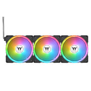 Thermaltake SWAFAN EX14 ARGB 140mm Magnetic PWM Fan Black - 3 Pack