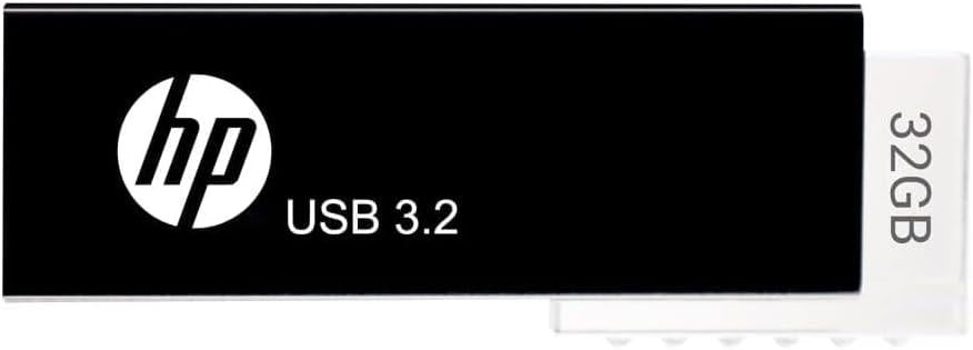 HP 718W USB 3.2 Flash Drive Memory Stick, 32 GB