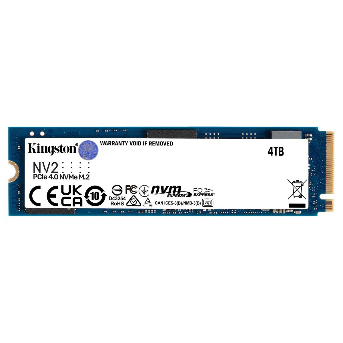 Kingston NV2 SNV2S 4TB PCIe 4.0 NVMe SSD - from Kingston