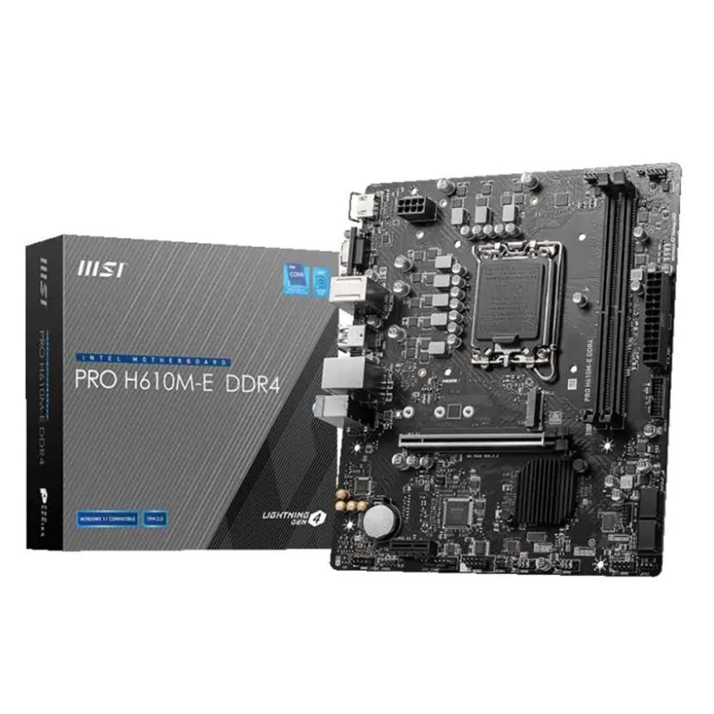 MSI Pro H610M-E DDR4 mATX Motherboard by MSI