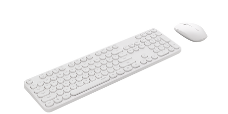 RAPOO Wireless Optical Mouse & Keyboard White