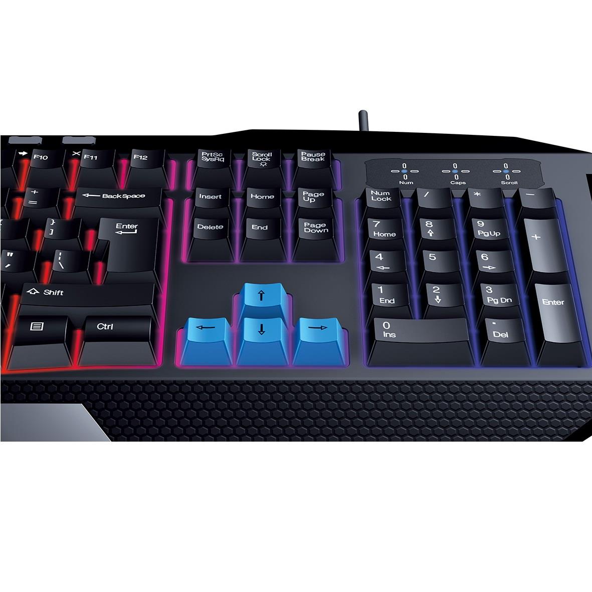 Genius K215 Backlit multimedia USB Gaming keyboard