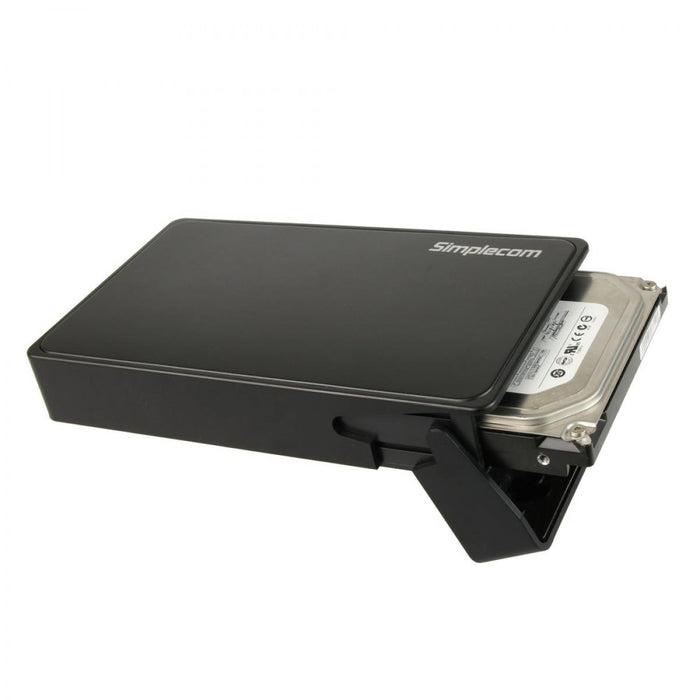 Simplecom SE325 3.5" SATA HDD to USB 3.0 Hard Drive Enclosure - Black