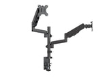 Brateck Dual Monitor Full Extension Gas Spring Dual Monitor Arm by Brateck