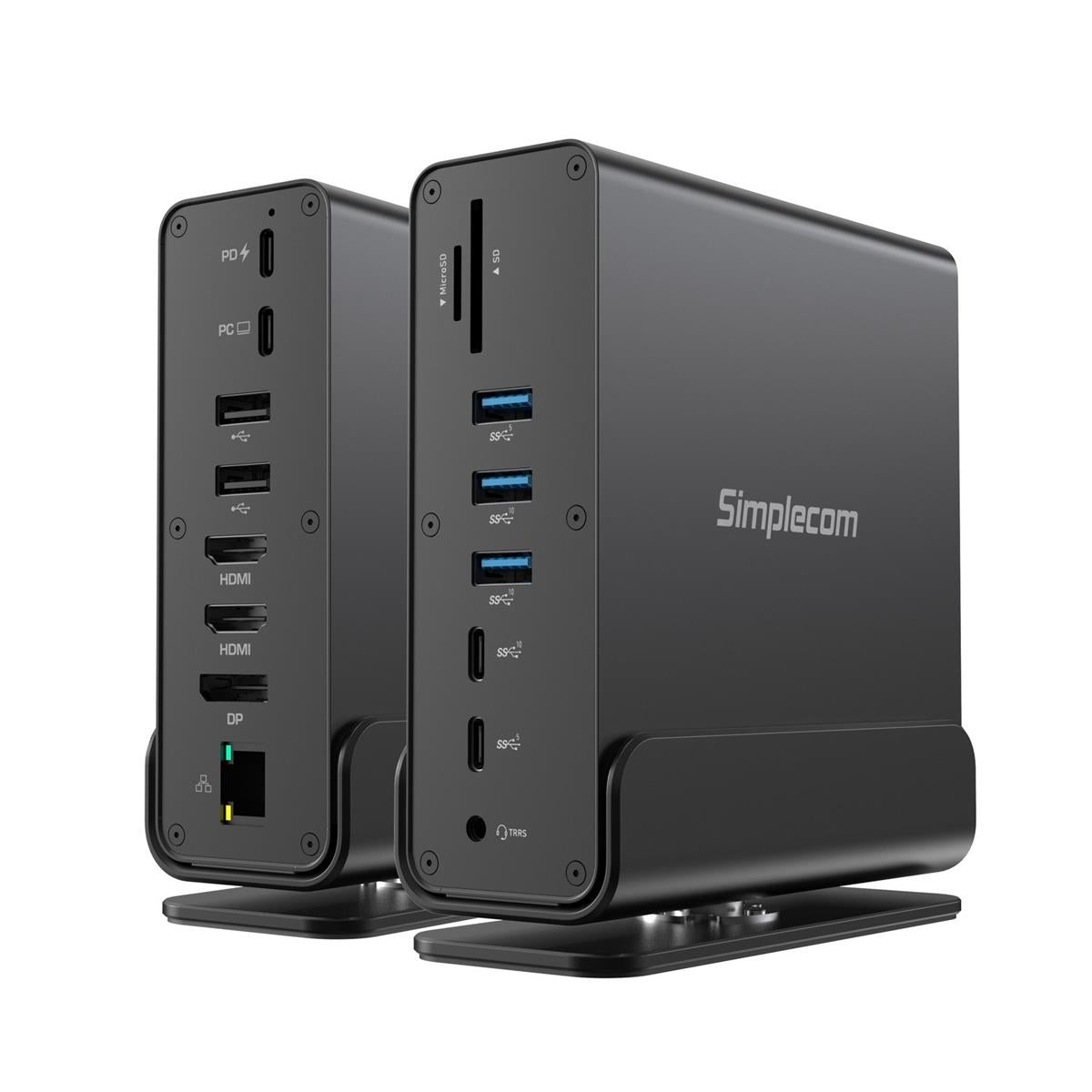 Simplecom CHT815 USB-C 4K Triple Display Docking Station