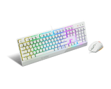 MSI Vigor GK30 RGB Gaming Keyboard and Mouse White by MSI