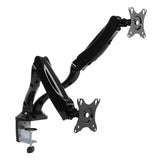 Brateck Dual Monitor Interactive Counterbalance LCD VESA Desk Clamp