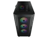 Cougar AIRFACE PRO RGB BLACK Airflow Gaming Case. 4x ARGB Fans, 360mm, USB-C