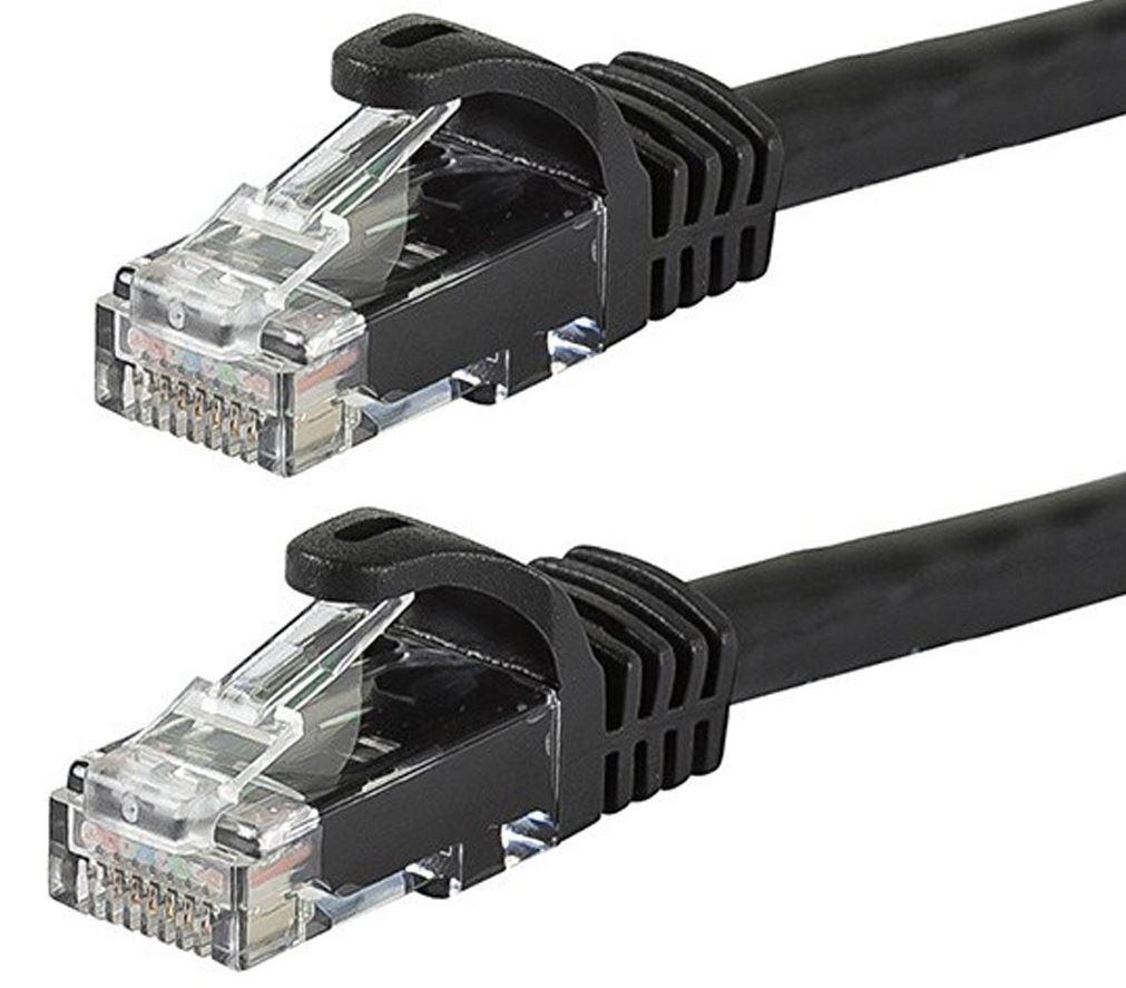 Astrotek 1M Cat6 RJ45 Black Network Cable - IT Warehouse