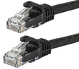 Astrotek 1M Cat6 RJ45 Black Network Cable - IT Warehouse