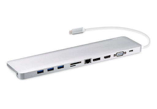 Aten USB-C MultiPort Dual View Dock With Power Pass-Through - IT Warehouse