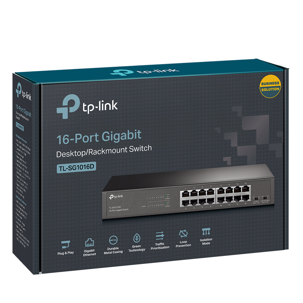 TP-Link TL-SG1016DE 16-Port Gigabit Easy Smart Switch - from TP Link