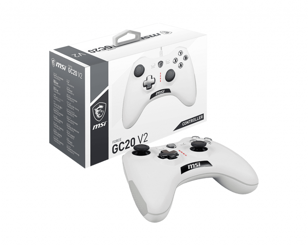 MSI Force GC20 V2 Gaming Controller - White