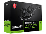 MSI GeForce RTX 4060 Ti VENTUS 2X BLACK 8G OC Graphics Card