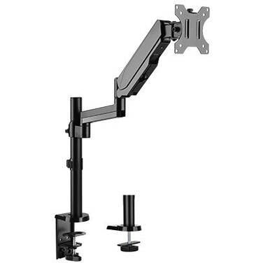 Brateck Single Monitor Full Extension Gas Spring Single Monitor Arm 17in-32in LDT16-C012 - IT Warehouse