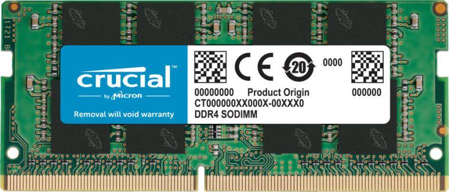 Crucial 16GB (1x16GB) DDR4 SODIMM 3200MHz RAM