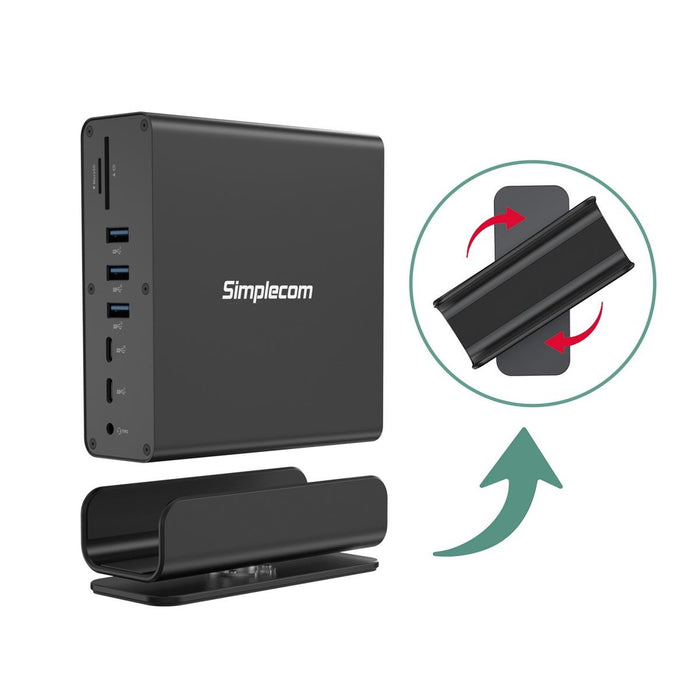 Simplecom CHT815 USB-C 4K Triple Display Docking Station