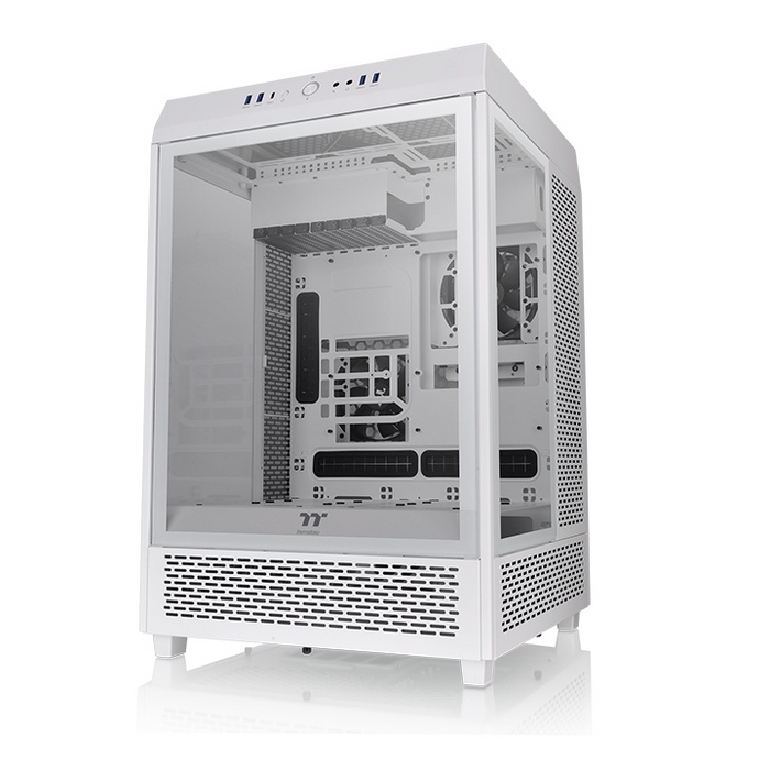 Thermaltake The Tower 500 Tempered Glass Mid Tower Case - White