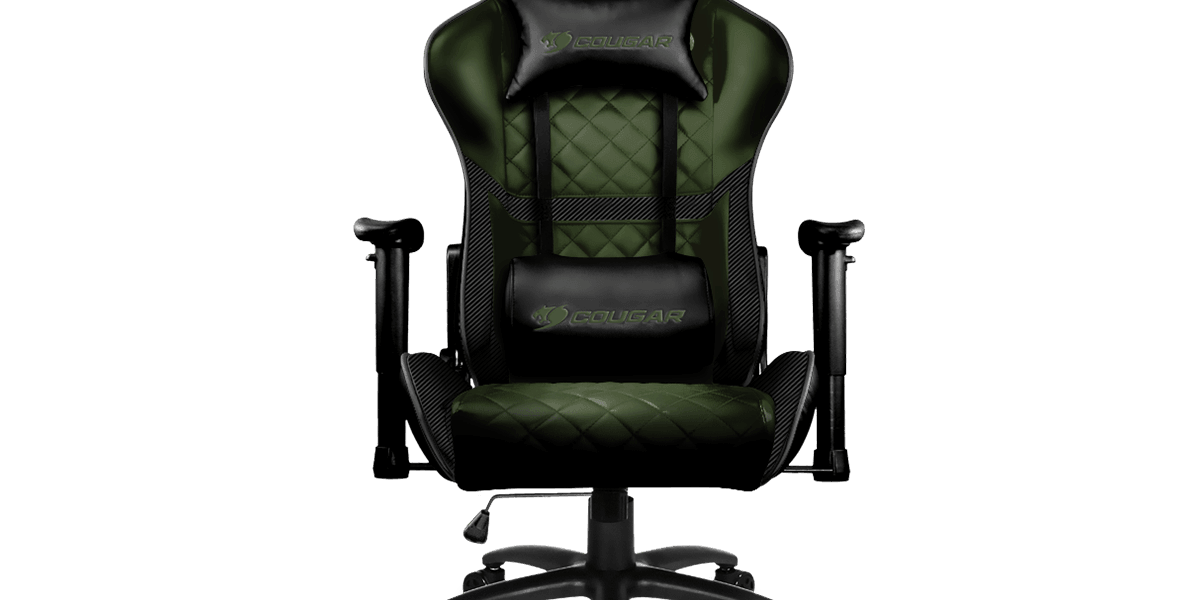 Cougar Armor One X Black Military Green Gaming Chair IT Warehouse