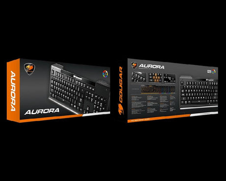 Cougar Aurora Backlit Membrane Gaming Keyboard - IT Warehouse