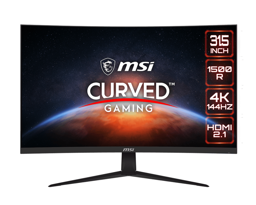 MSI G321CU 31.5inch 144Hz 4K VA Curved Gaming Monitor
