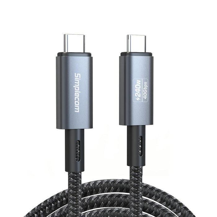 Simplecom CA612 USB-C to USB-C Cable USB4 40Gbps 5A 240W PD3.1 8K@60Hz 1.2M