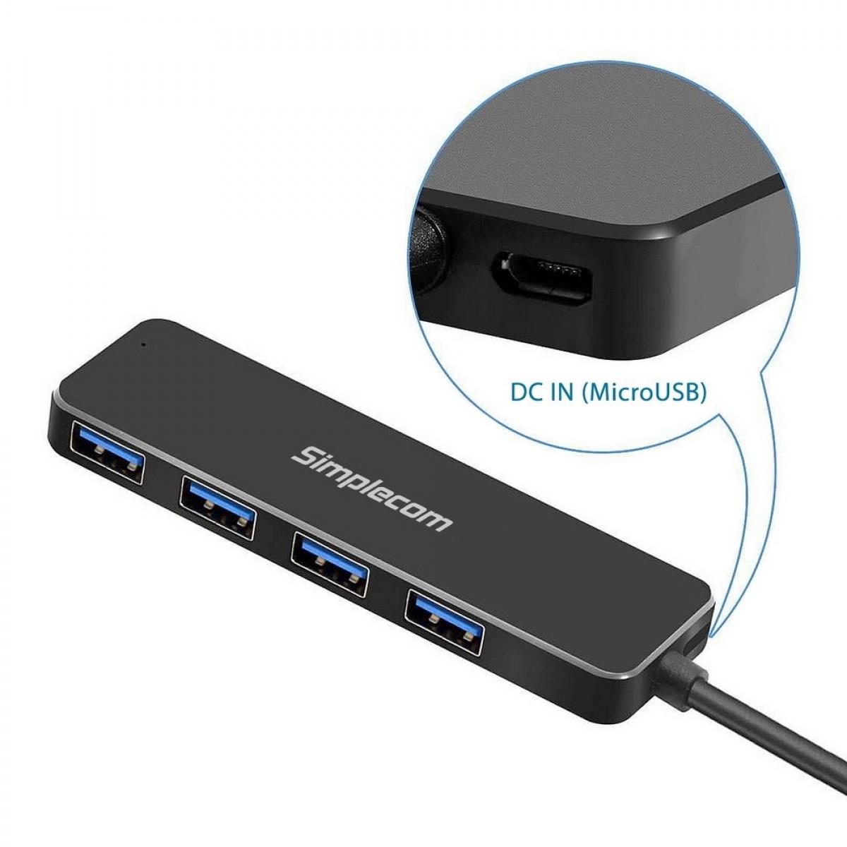 Simplecom CH342 USB 3.0 SuperSpeed 4 Port Hub