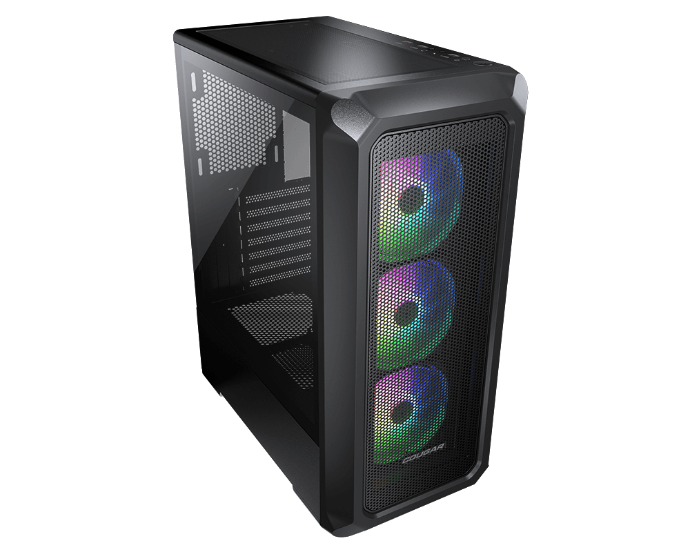 Cougar ARCHON 2 MESH RGB BLACK ARGB Mid Tower 3x ARGB Fans