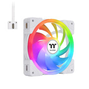 Thermaltake SWAFAN EX14 ARGB 140mm Magnetic PWM Fan White - 3 Pack