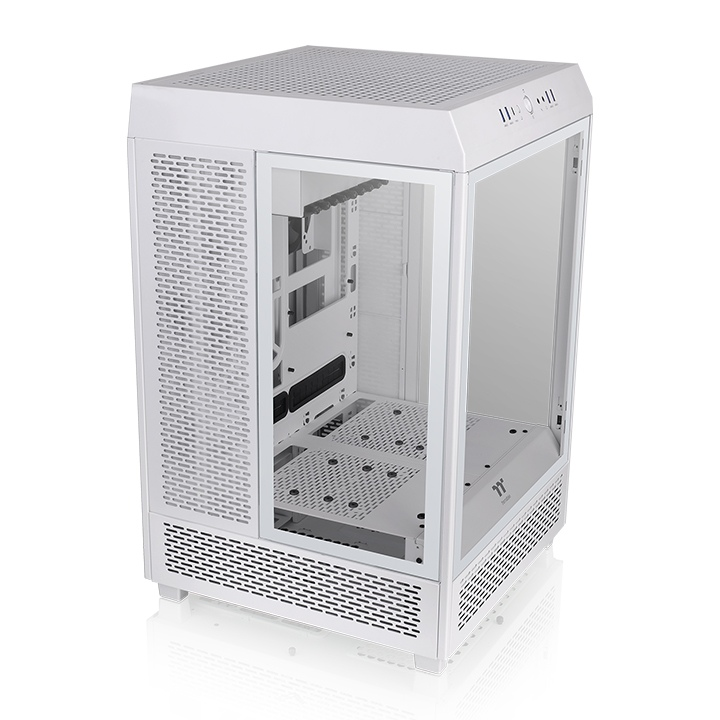 Thermaltake The Tower 500 Tempered Glass Mid Tower Case - White