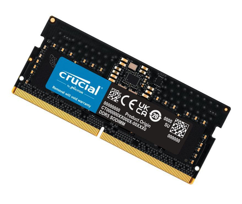 Crucial 16GB DDR5 SODIMM 4800MHz Laptop Memory