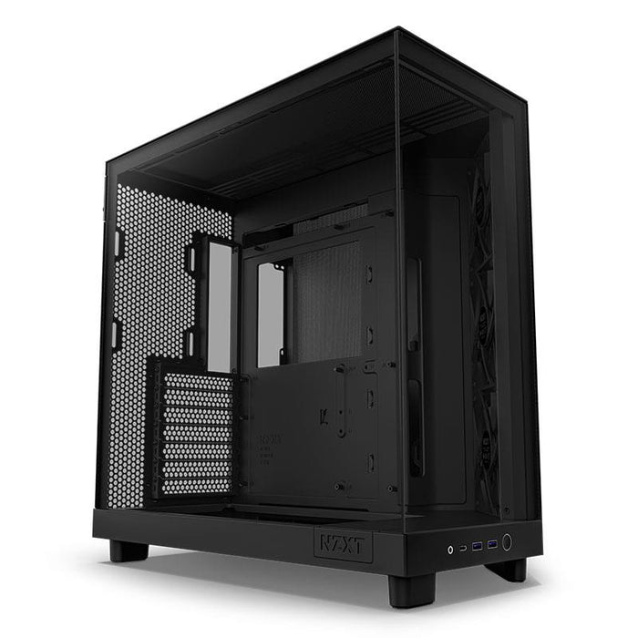 NZXT H6 Flow (2023) Compact  Dual-chamber ATX Case - Black
