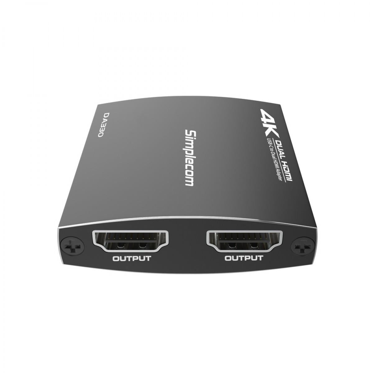 Simplecom DA330 USB-C To Dual HDMI