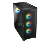 Cougar AIRFACE PRO RGB BLACK Airflow Gaming Case. 4x ARGB Fans, 360mm, USB-C