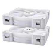 Thermaltake SWAFAN EX14 ARGB 140mm Magnetic PWM Fan White - 3 Pack