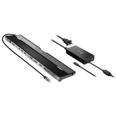J5 Create JCD543P USB-C Triple Display Docking Station With 100W PD Adapter - IT Warehouse