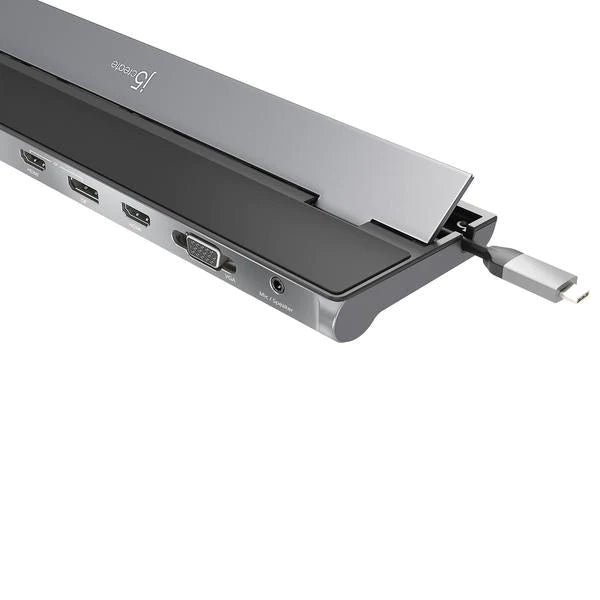 J5 Create JCD543P USB-C Triple Display Docking Station With 100W PD Adapter - IT Warehouse