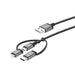 J5Create JMLC11B 3-in-1 USB-CHarging Sync Cable (USB-A To Apple Lightning 8-Pin/USB-C Or USB Micro-B For Ios Or Android Device) -Apple MFi-Certified - IT Warehouse