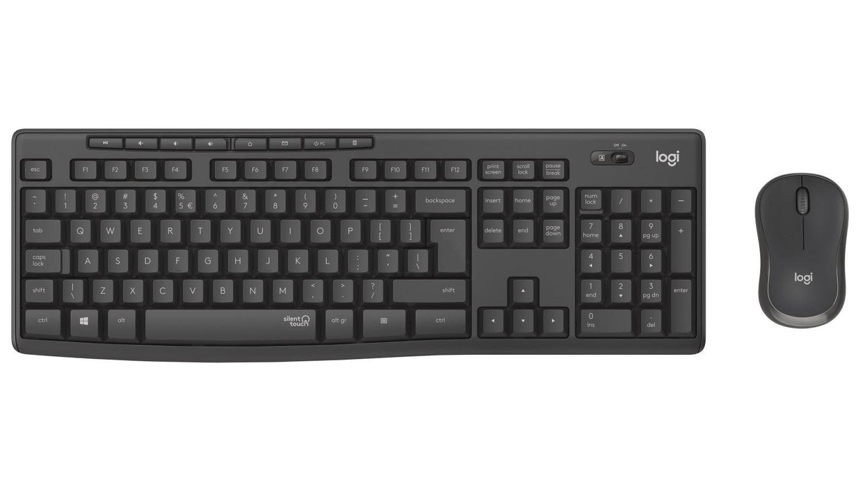 Logitech MK295 Silent Wireless Keyboard and Mouse Combo-Graphite - IT Warehouse