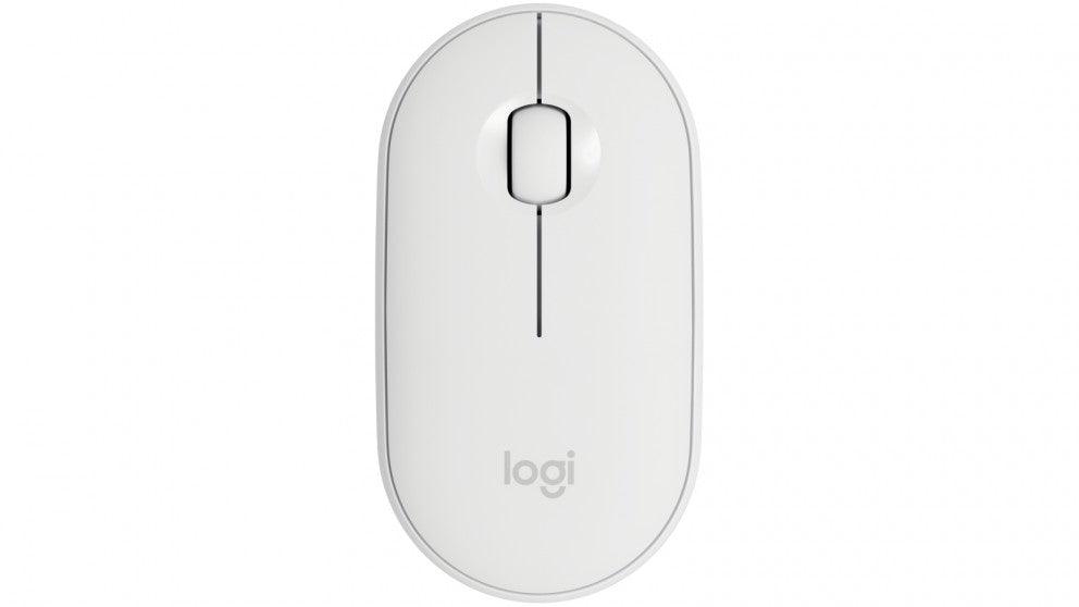 Logitech Pebble M350 Wireless Optical Mouse-White - IT Warehouse
