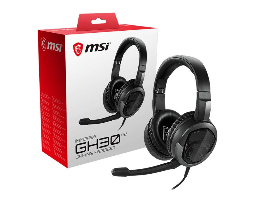 MSI Immerse GH30 V2 3.5mm Gaming Headset - IT Warehouse