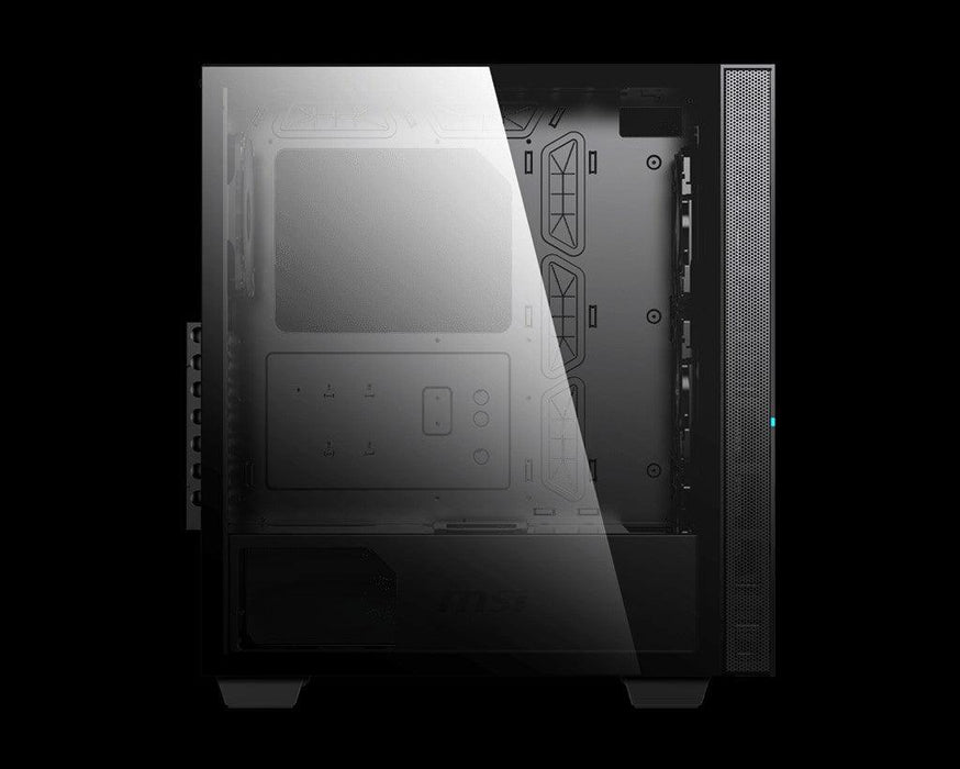 MSI MPG Sekira 100R Tempered Glass Case Black - IT Warehouse