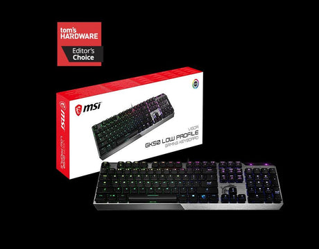 MSI Vigor GK50 Low Profile Gaming Keyboard - IT Warehouse