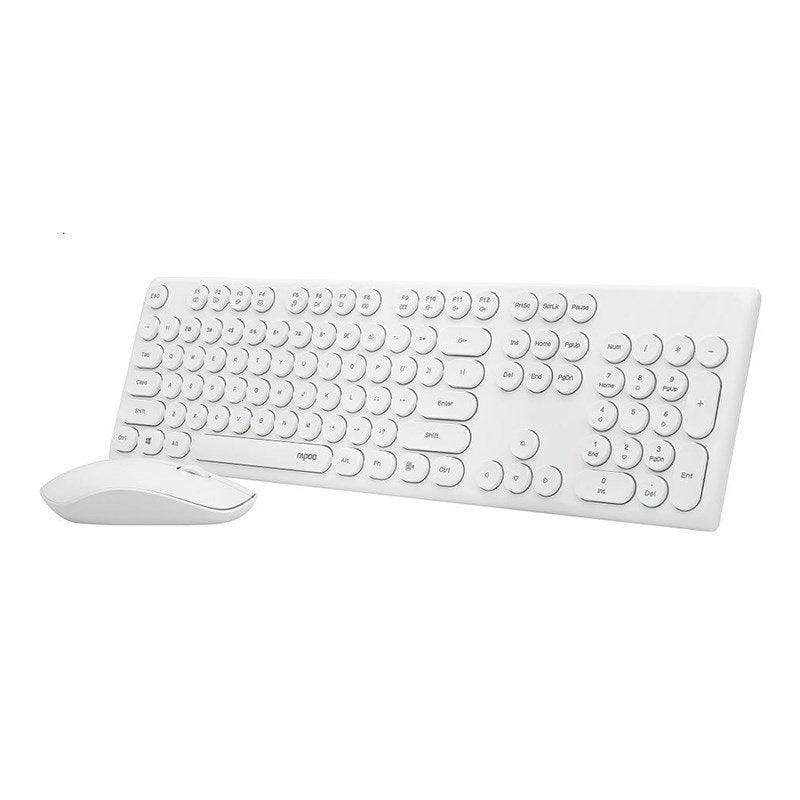 Rapoo x260 Wireless Keyboard and Mouse Combo-White - IT Warehouse