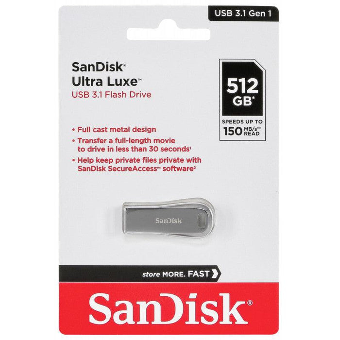 Sandisk 512GB Ultra Luxe USB-3.1 Flash Drive - IT Warehouse