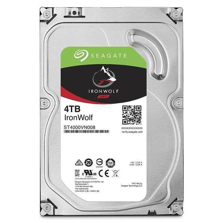 Seagate ST4000VN006 4TB Ironwolf 3.5in NAS HDD by Seagate
