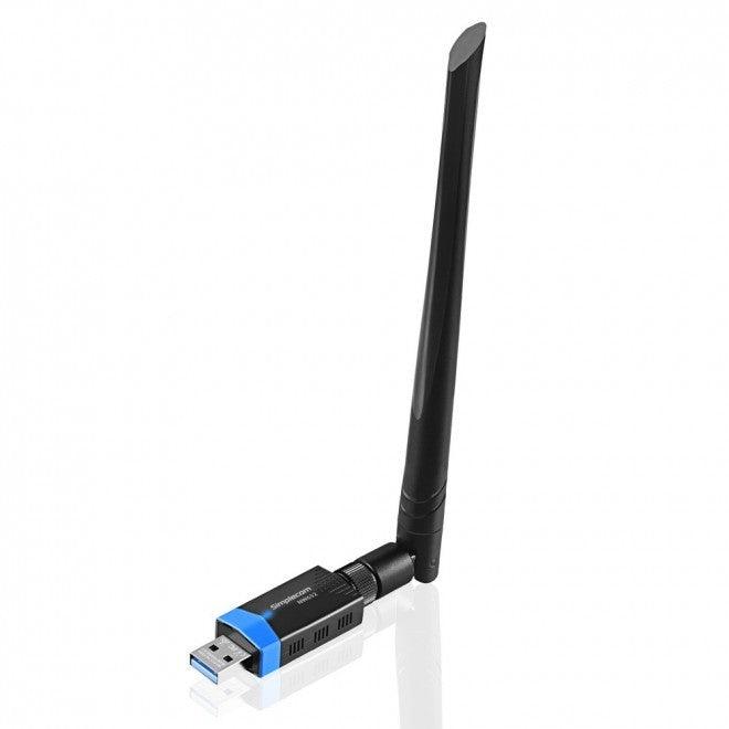 Simplecom 2-in-1 WiFi Bluetooth 5.0 USB Adapter - IT Warehouse