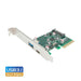 Simplecom EC312 PCI-E 2.0 x4 to 2 Port USB 3.1 Gen II 10Gpbs Type-C and Type-A Card - IT Warehouse