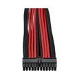 ThermalTake TTMod PSU Sleeved Cables Red/Black - IT Warehouse